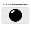4 X 7 Aluminum License Plate  Thumbnail