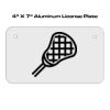 4 X 7 Aluminum License Plate  Thumbnail