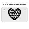 4 X 7 Aluminum License Plate  Thumbnail
