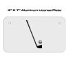 4 X 7 Aluminum License Plate  Thumbnail