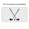 4 X 7 Aluminum License Plate  Thumbnail