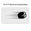 4 X 7 Aluminum License Plate  Thumbnail