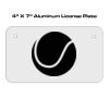 4 X 7 Aluminum License Plate  Thumbnail