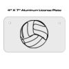 4 X 7 Aluminum License Plate  Thumbnail