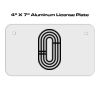 4 X 7 Aluminum License Plate  Thumbnail