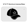 4 X 7 Aluminum License Plate  Thumbnail