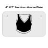 4 X 7 Aluminum License Plate  Thumbnail