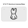 4 X 7 Aluminum License Plate  Thumbnail