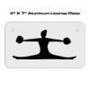 4 X 7 Aluminum License Plate  Thumbnail