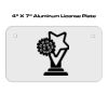 4 X 7 Aluminum License Plate  Thumbnail