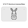 4 X 7 Aluminum License Plate  Thumbnail
