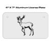 4 X 7 Aluminum License Plate  Thumbnail