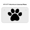 4 X 7 Aluminum License Plate  Thumbnail