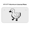 4 X 7 Aluminum License Plate  Thumbnail