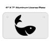 4 X 7 Aluminum License Plate  Thumbnail