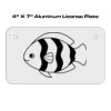 4 X 7 Aluminum License Plate  Thumbnail