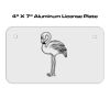4 X 7 Aluminum License Plate  Thumbnail