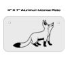 4 X 7 Aluminum License Plate  Thumbnail