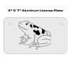 4 X 7 Aluminum License Plate  Thumbnail