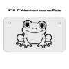 4 X 7 Aluminum License Plate  Thumbnail