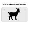 4 X 7 Aluminum License Plate  Thumbnail