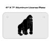 4 X 7 Aluminum License Plate  Thumbnail