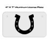 4 X 7 Aluminum License Plate  Thumbnail