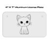 4 X 7 Aluminum License Plate  Thumbnail