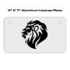 4 X 7 Aluminum License Plate  Thumbnail