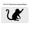 4 X 7 Aluminum License Plate  Thumbnail