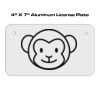 4 X 7 Aluminum License Plate  Thumbnail