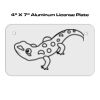 4 X 7 Aluminum License Plate  Thumbnail