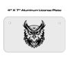 4 X 7 Aluminum License Plate  Thumbnail