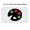 4 X 7 Aluminum License Plate  Thumbnail