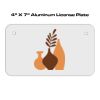 4 X 7 Aluminum License Plate  Thumbnail