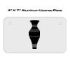 4 X 7 Aluminum License Plate  Thumbnail