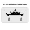 4 X 7 Aluminum License Plate  Thumbnail