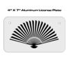 4 X 7 Aluminum License Plate  Thumbnail