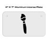 4 X 7 Aluminum License Plate  Thumbnail