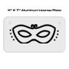 4 X 7 Aluminum License Plate  Thumbnail