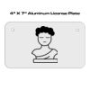 4 X 7 Aluminum License Plate  Thumbnail