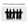 4 X 7 Aluminum License Plate  Thumbnail