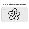 4 X 7 Aluminum License Plate  Thumbnail