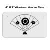4 X 7 Aluminum License Plate  Thumbnail