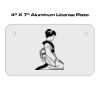 4 X 7 Aluminum License Plate  Thumbnail