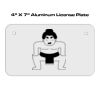 4 X 7 Aluminum License Plate  Thumbnail