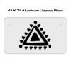 4 X 7 Aluminum License Plate  Thumbnail