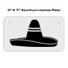 4 X 7 Aluminum License Plate  Thumbnail