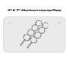 4 X 7 Aluminum License Plate  Thumbnail