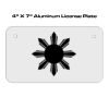 4 X 7 Aluminum License Plate  Thumbnail
